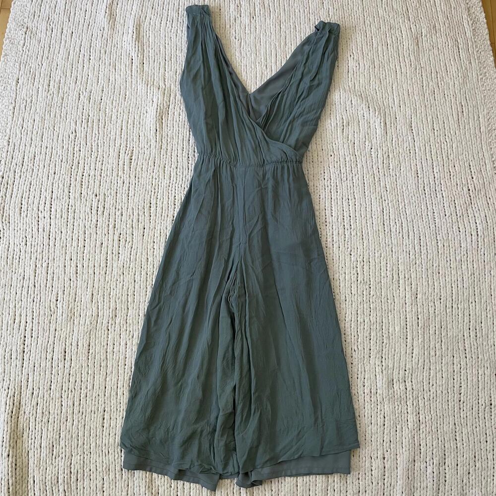 Aritzia Babaton Women's Turquoise Maximillian Jumpsuit - Size Small - Picture 2 of 4